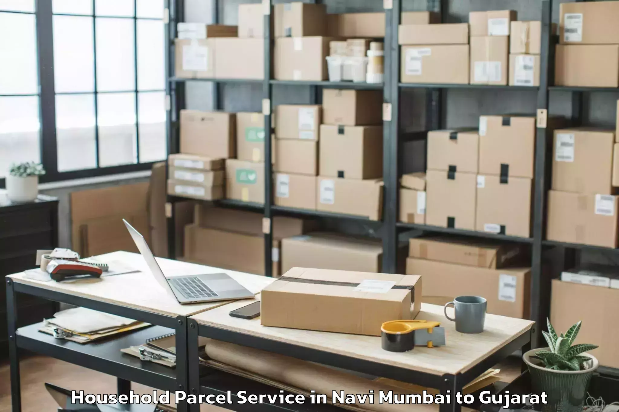 Book Navi Mumbai to Dhasa Household Parcel Online